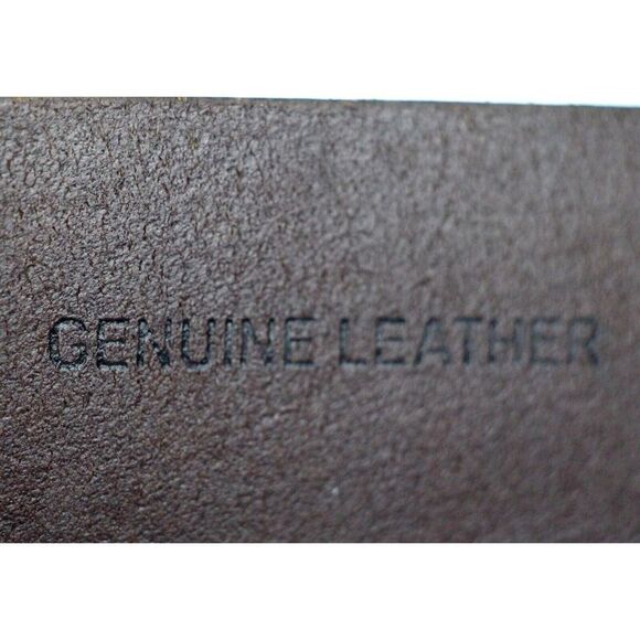 DOCKERS BROWN GENUINE LEATHER 1 3/8"Wd CASUAL DRESS MEN'S BELT Sz 38/95 (G69 - Picture 9 of 14